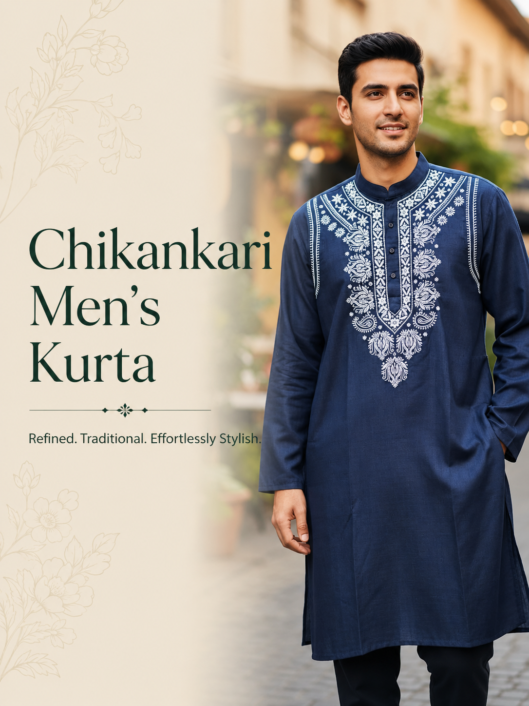 Gents Kurta Paridhan Chikan Exclusive