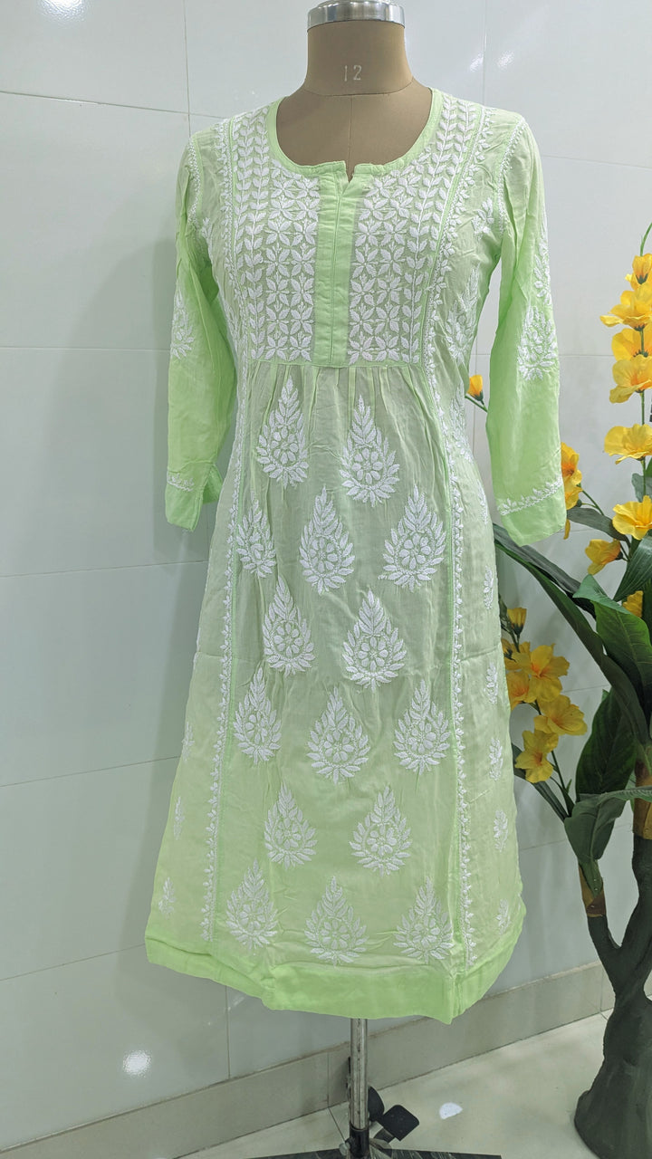 SARA Modal Chikankari  Kurti