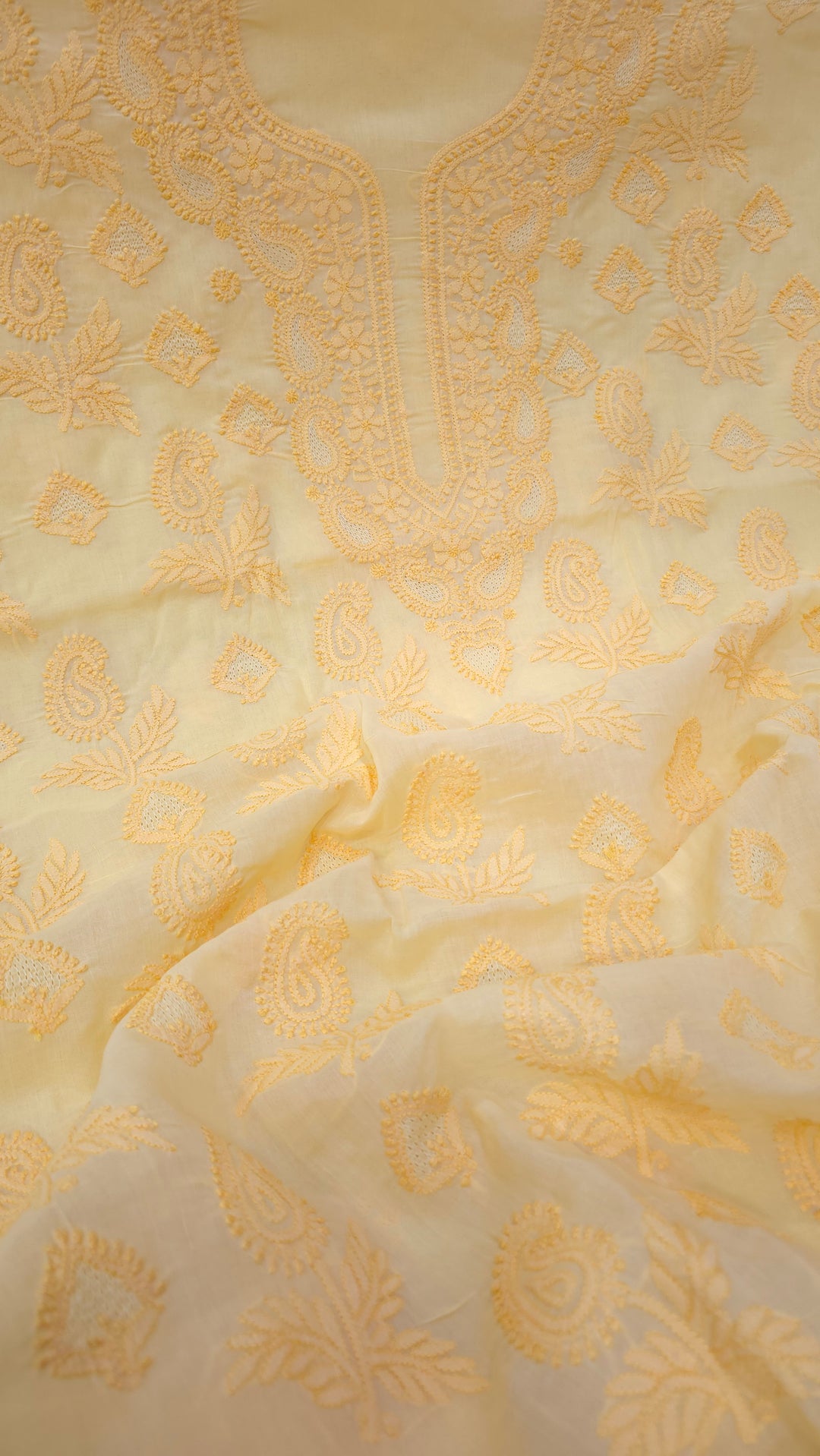 Sarahna Lucknow Hand Jaali Chikankari Cotton Dress Material