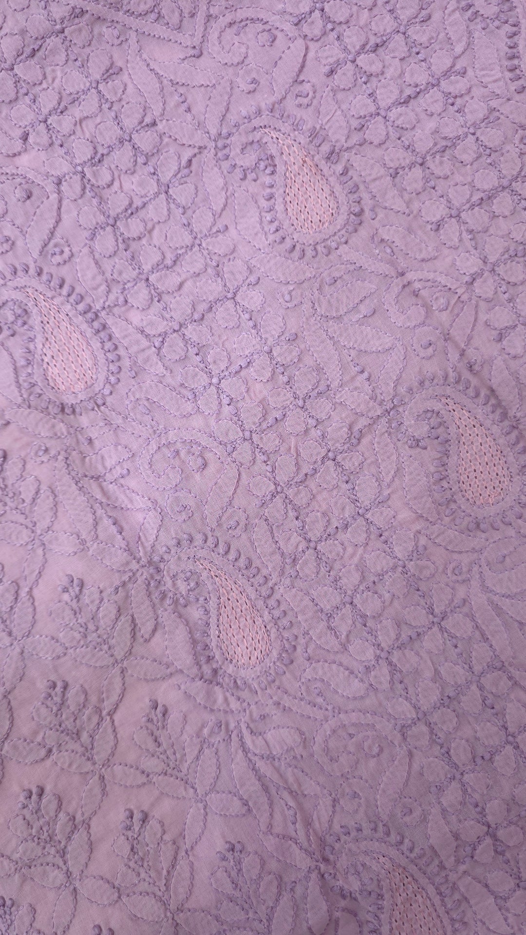 Sarahna Lucknow Hand Jaali Chikankari Cotton Dress Material