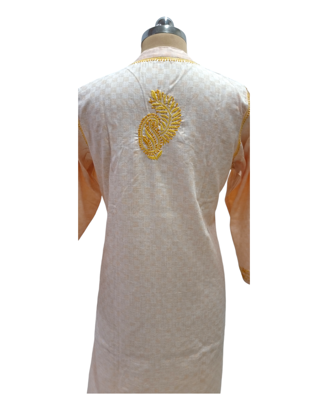 Linen chikankari Kurta