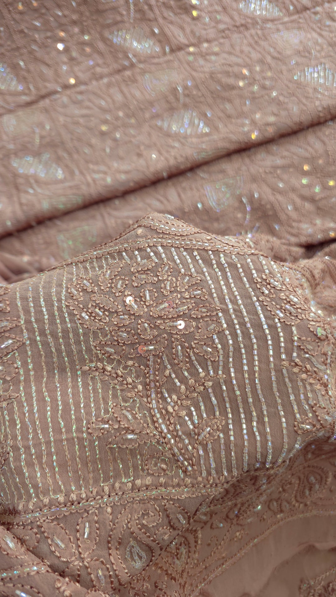 Pure Georgette Viscose Chikankari Dress Material | Paridhan