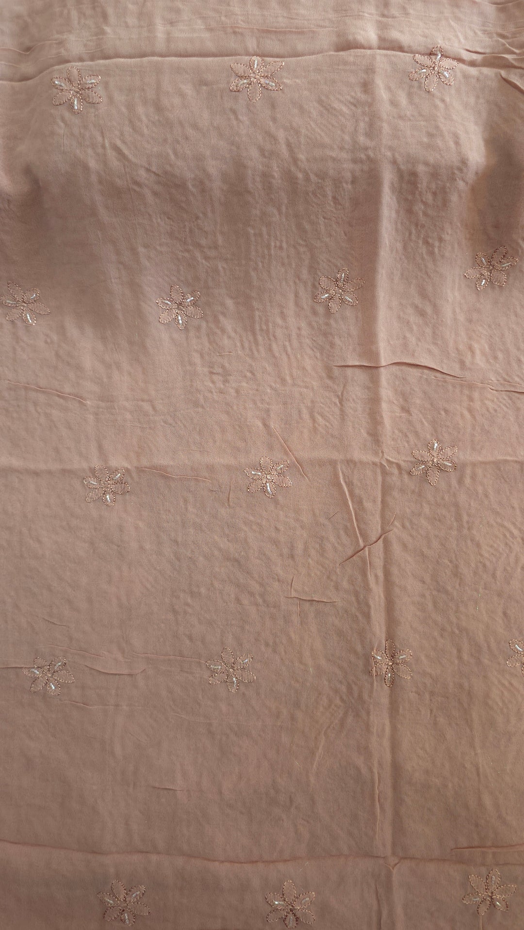 Pure Georgette Viscose Chikankari Dress Material | Paridhan
