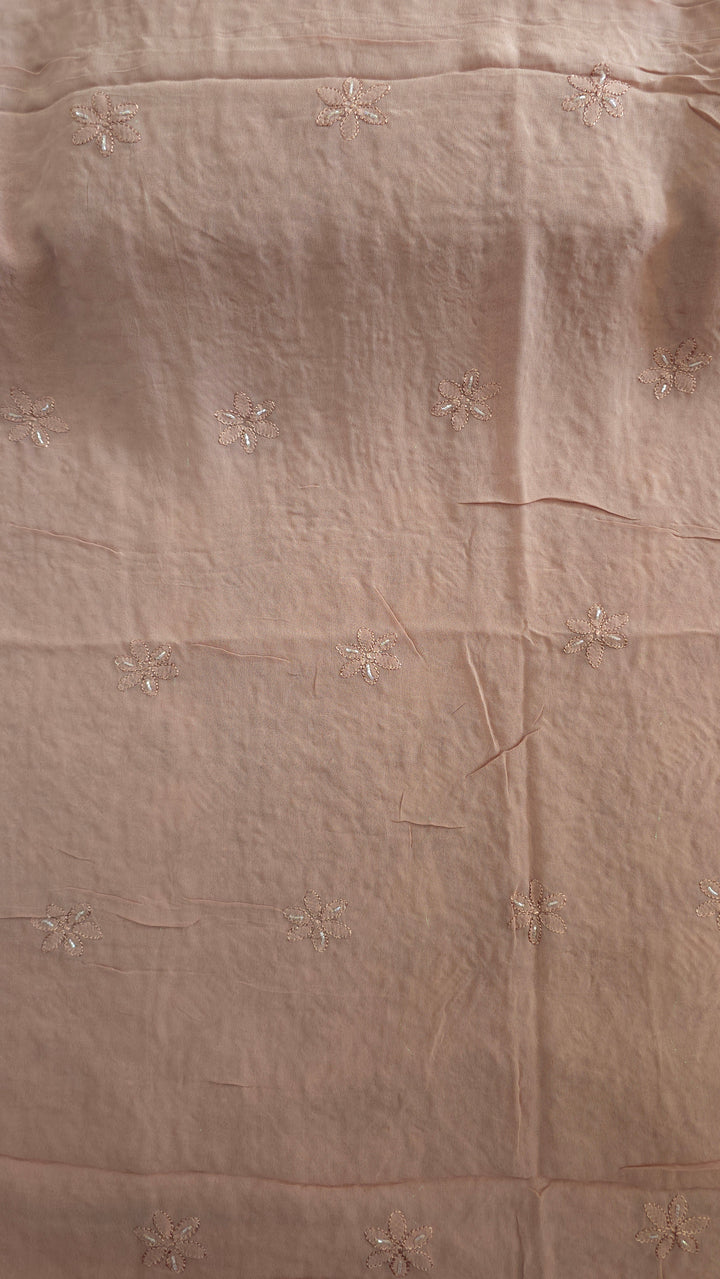 Pure Georgette Viscose Chikankari Dress Material | Paridhan