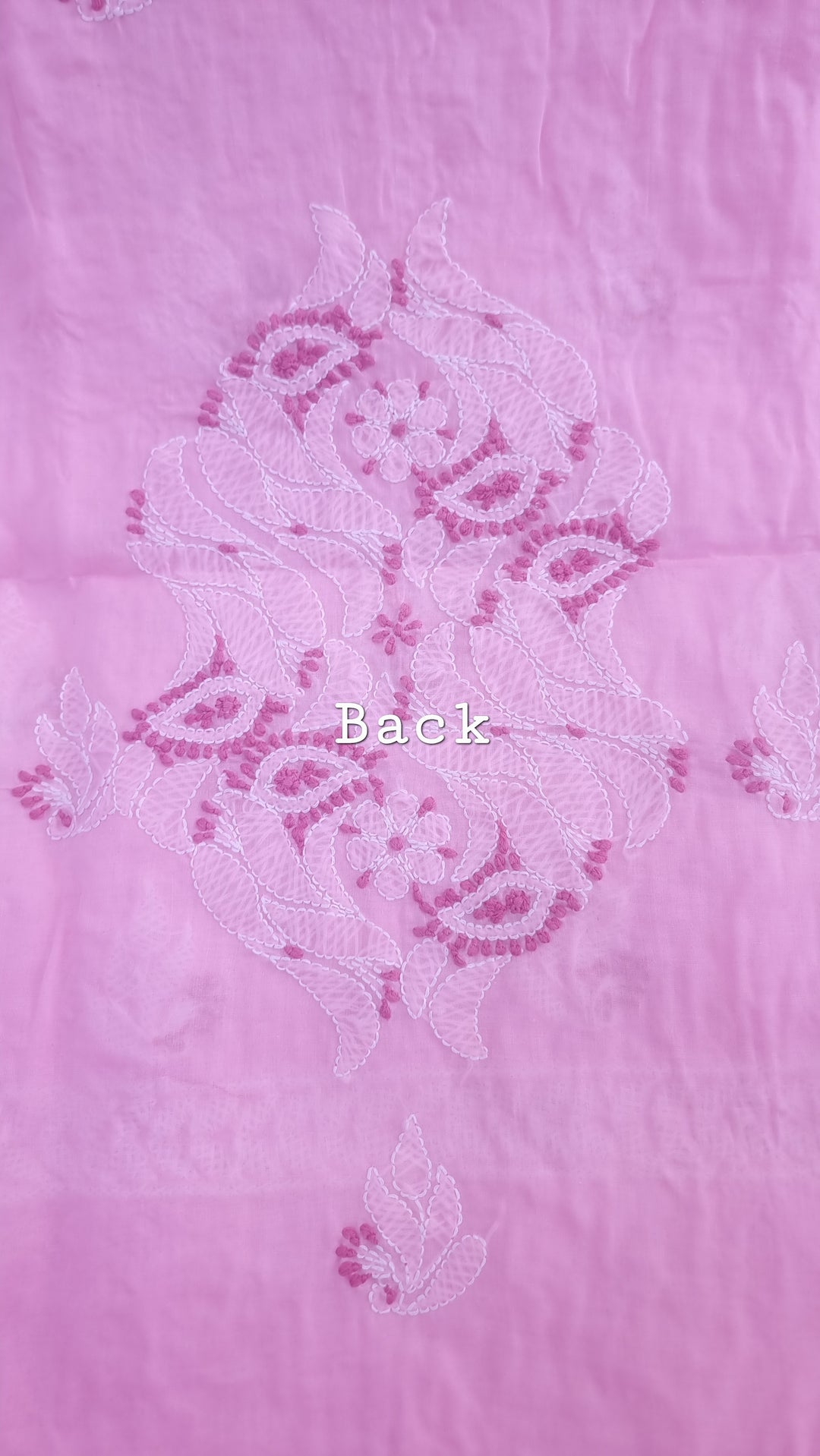 Paridhan Chikan Premium Handcrafted Chikankari Cotton Suit Set | Unstitched Dress Material with Chiffon Dupatta | Made in Lucknow