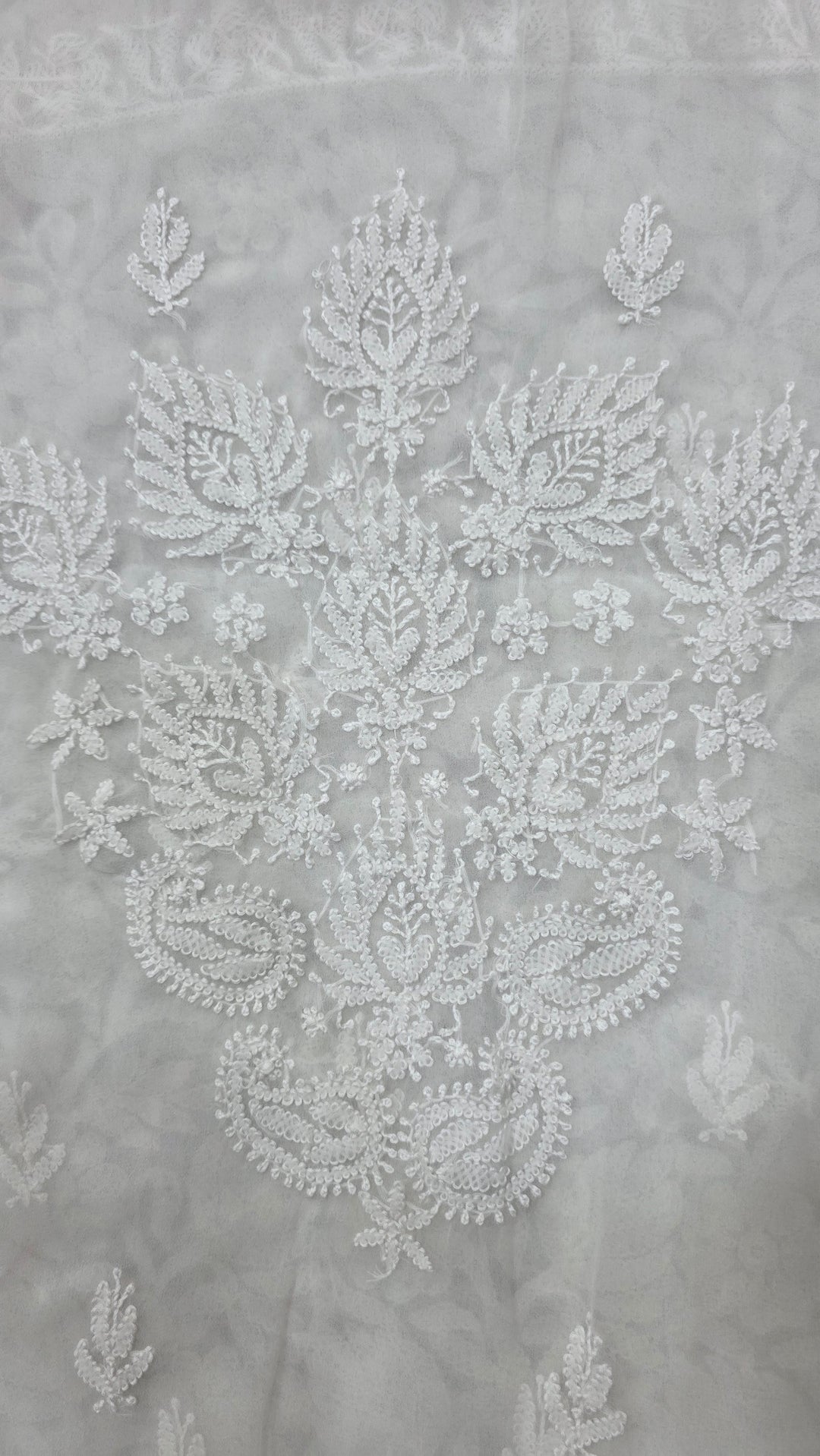 Lucknowi Georgette Chikankari Dress Material – Hand Embroidery Kurta, Bottom & Dupatta | Festive Queen Shades