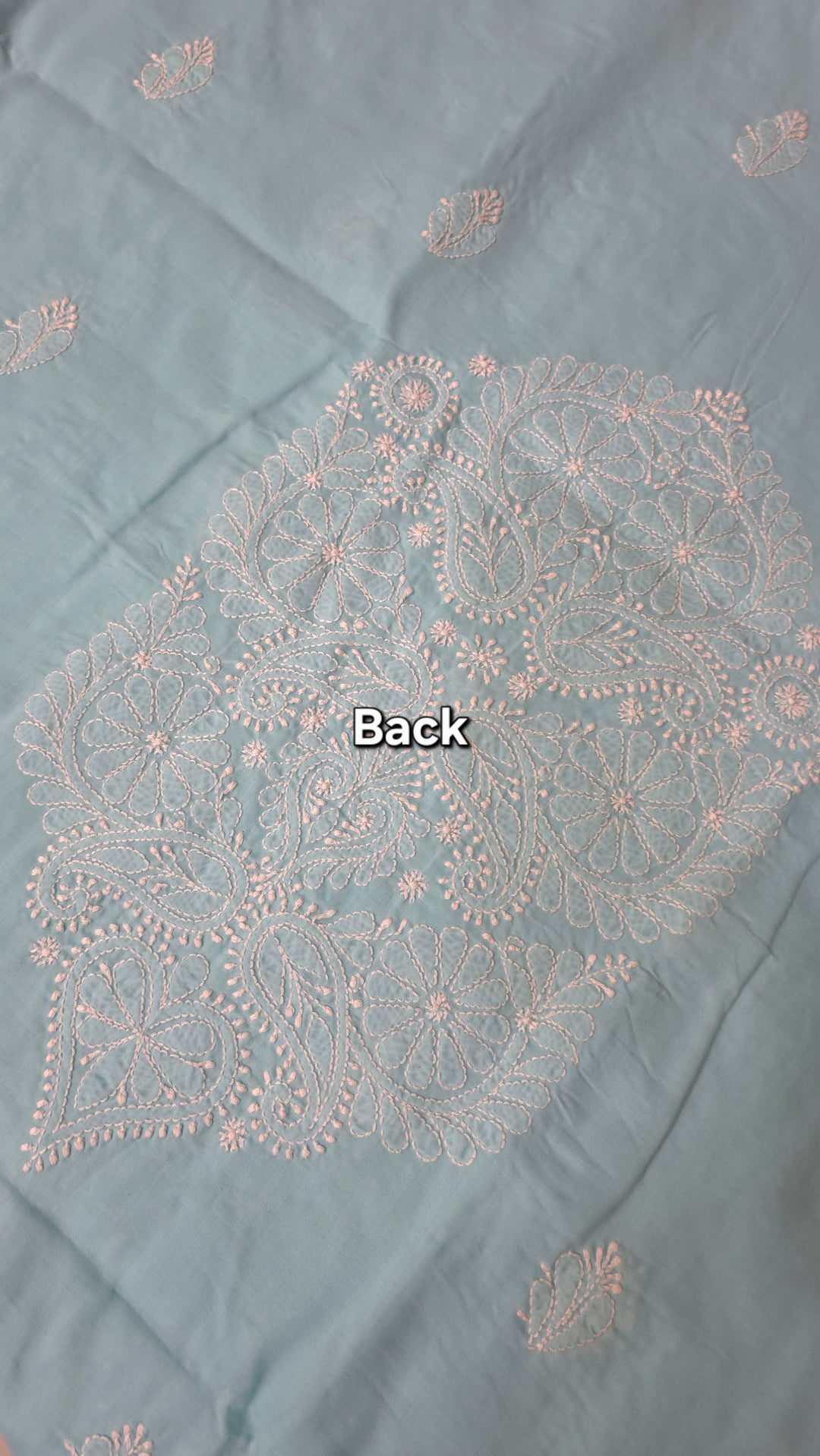 Paridhan Chikan Premium Handcrafted Chikankari Cotton Suit Set | Unstitched Dress Material with Chiffon Dupatta | Made in Lucknow