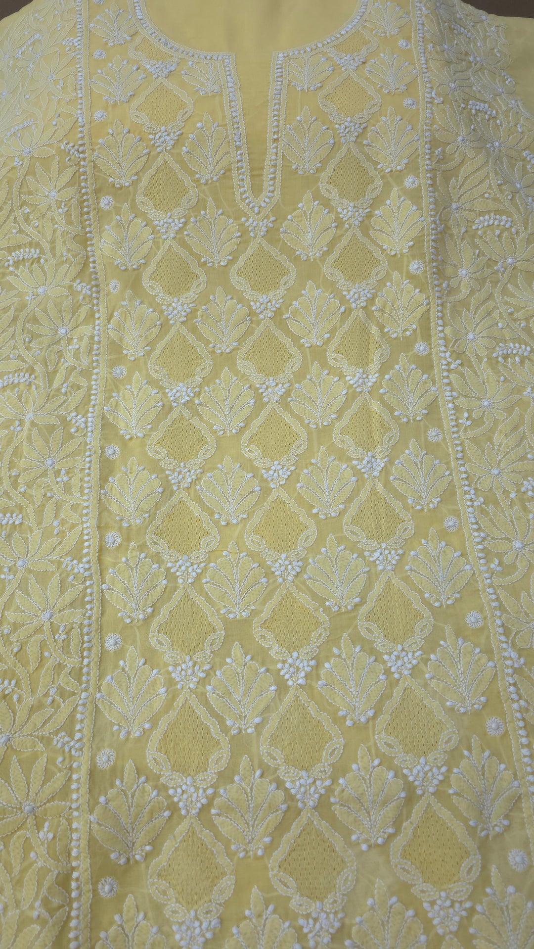 Tareef Lucknow Hand Jaali Chikankari Cotton Dress Material