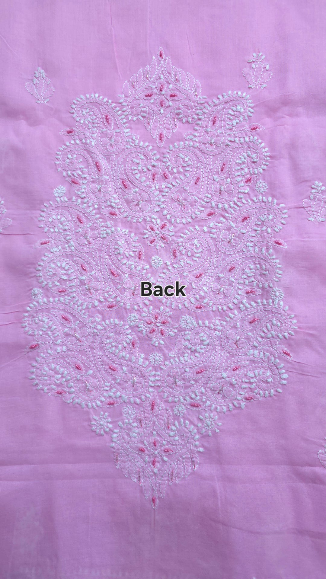 Pearl Chikankari Cotton Dress Material | Paridhan Chikan