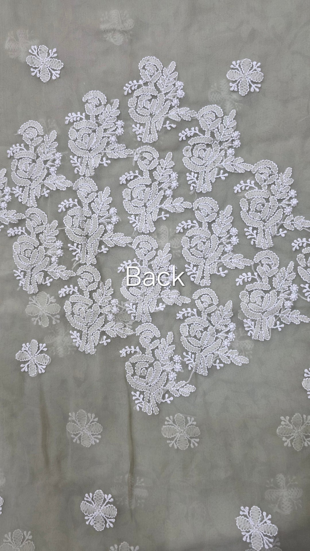 Lucknowi Georgette Chikankari Dress Material – Hand Embroidery Kurta, Bottom & Dupatta | Festive Queen Shades