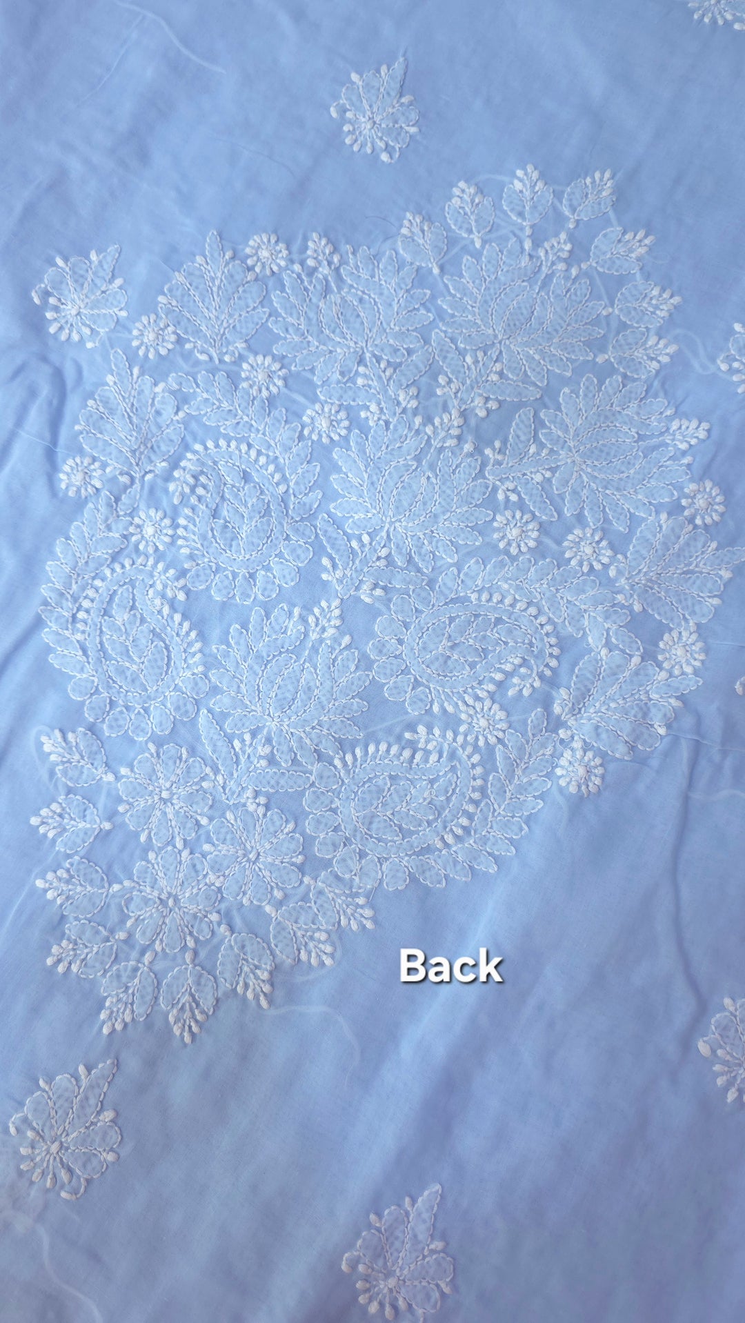 Sarahna Lucknow Hand Jaali Chikankari Cotton Dress Material