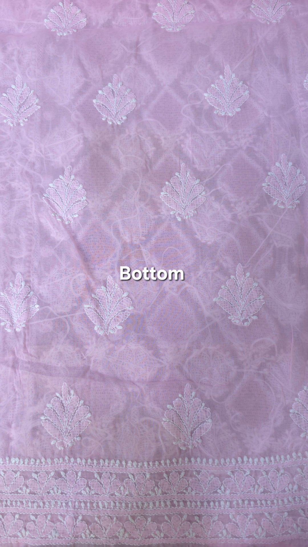 Tareef Lucknow Hand Jaali Chikankari Cotton Dress Material