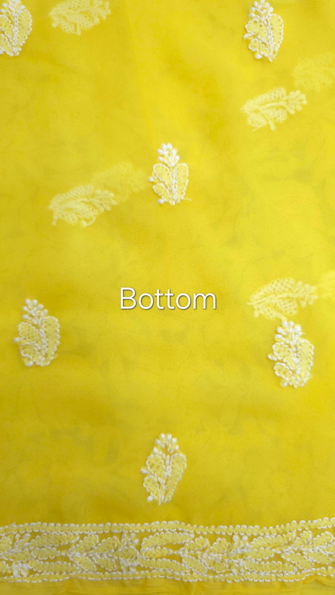 Lucknowi Georgette Chikankari Dress Material – Hand Embroidery Kurta, Bottom & Dupatta | Festive Queen Shades