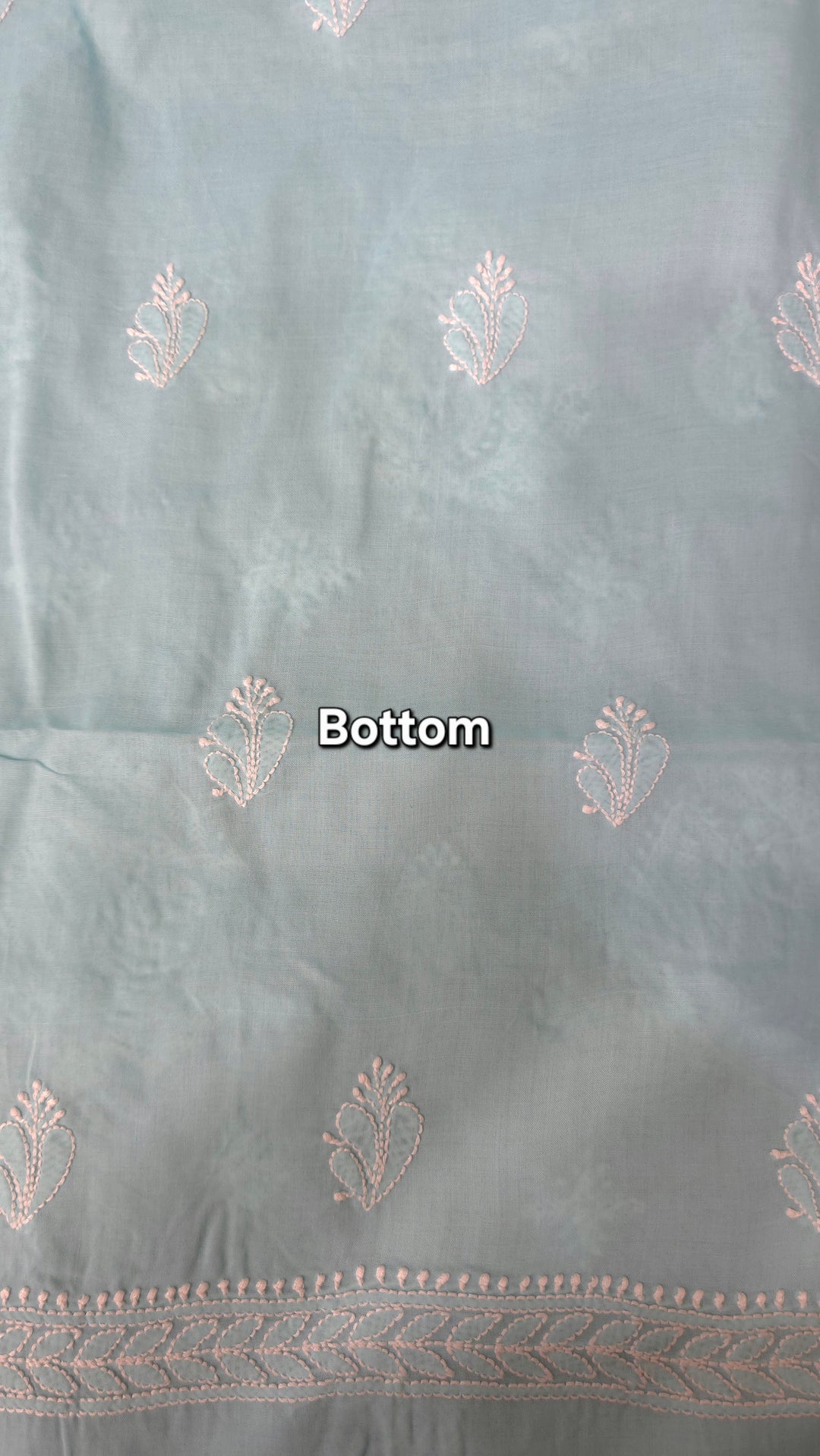 Paridhan Chikan Premium Handcrafted Chikankari Cotton Suit Set | Unstitched Dress Material with Chiffon Dupatta | Made in Lucknow