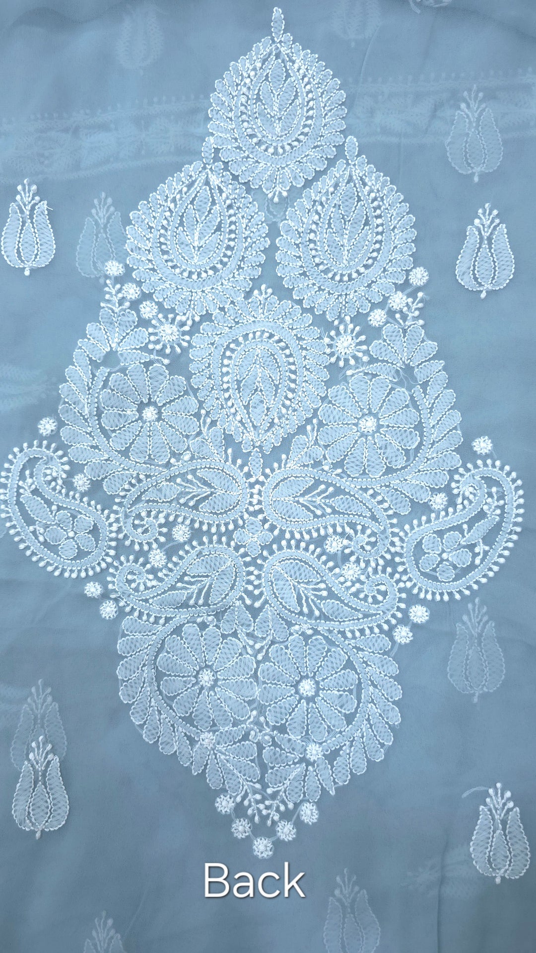 Lucknowi Georgette Chikankari Dress Material – Hand Embroidery Kurta, Bottom & Dupatta | Festive Queen Shades