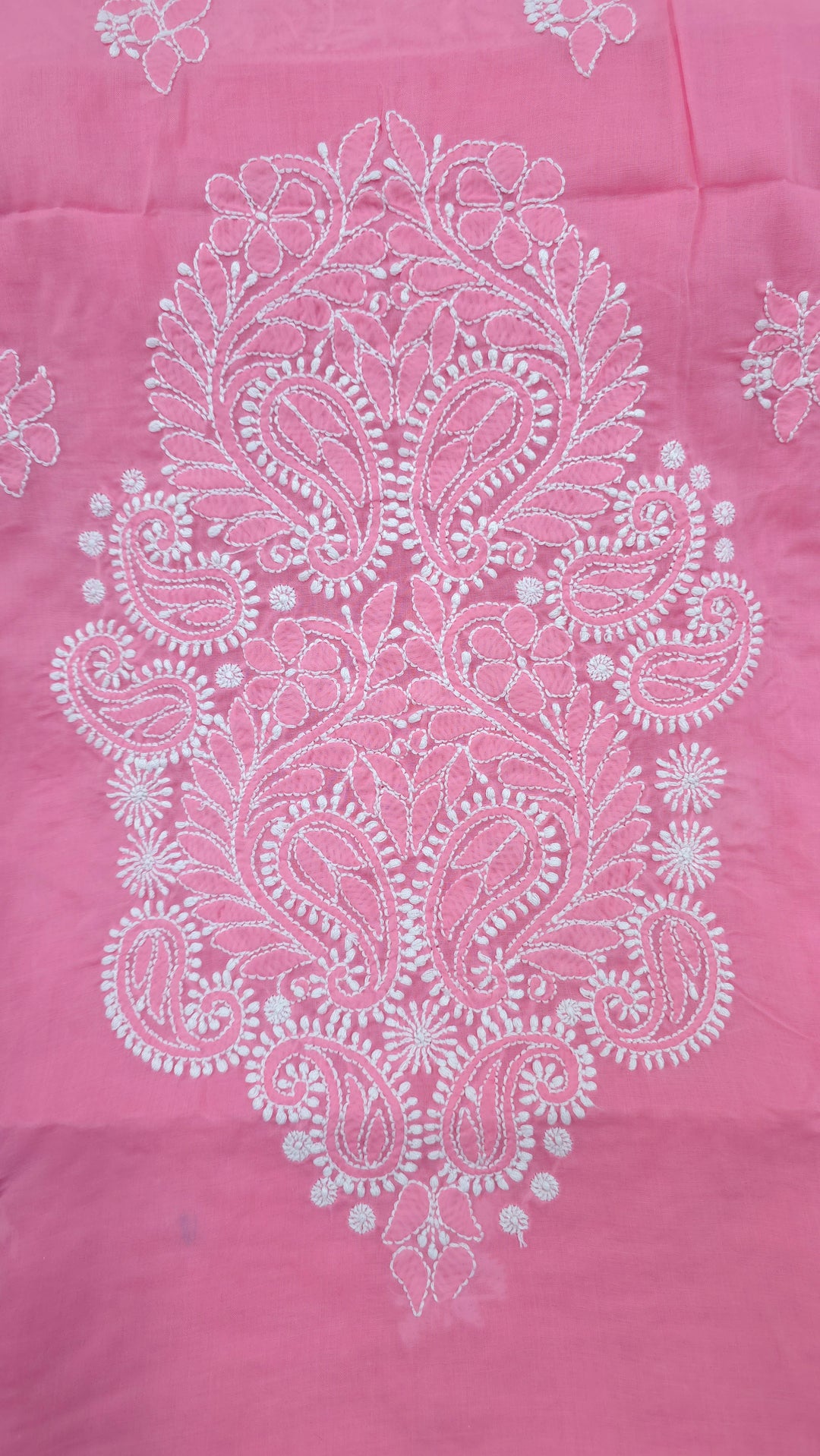 Paridhan Chikan Premium Handcrafted Chikankari Cotton Suit Set | Unstitched Dress Material with Chiffon Dupatta | Made in Lucknow (Copy)