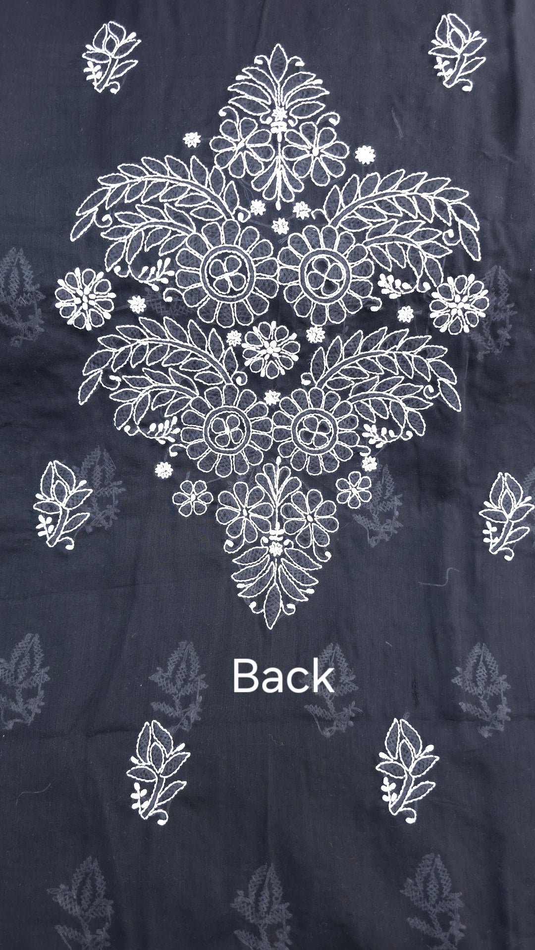 Paridhan Chikan Premium Handcrafted Chikankari Cotton Suit Set | Unstitched Dress Material with Chiffon Dupatta | Made in Lucknow