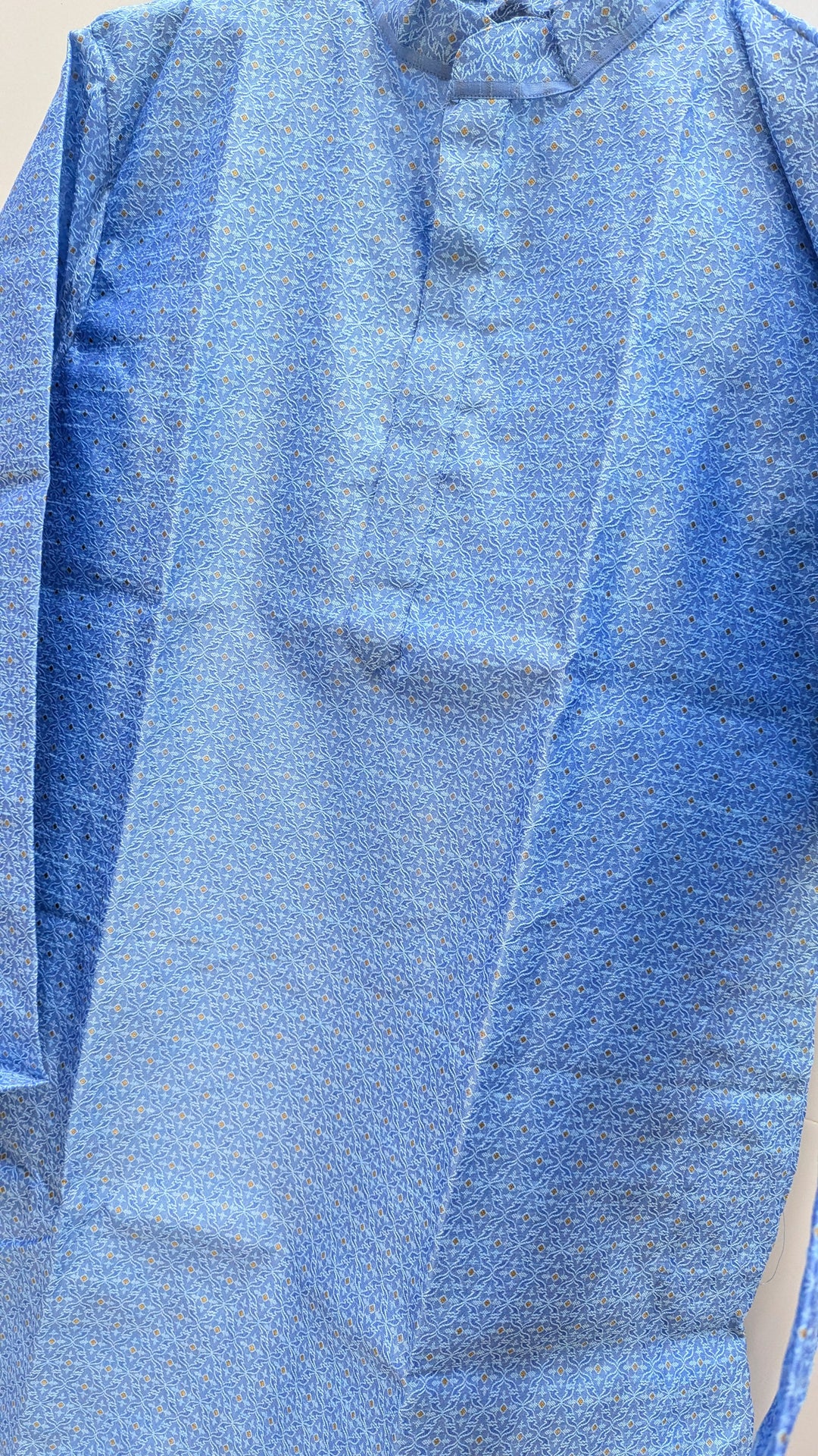 Banarsi jacquard silk kurta without chikankari