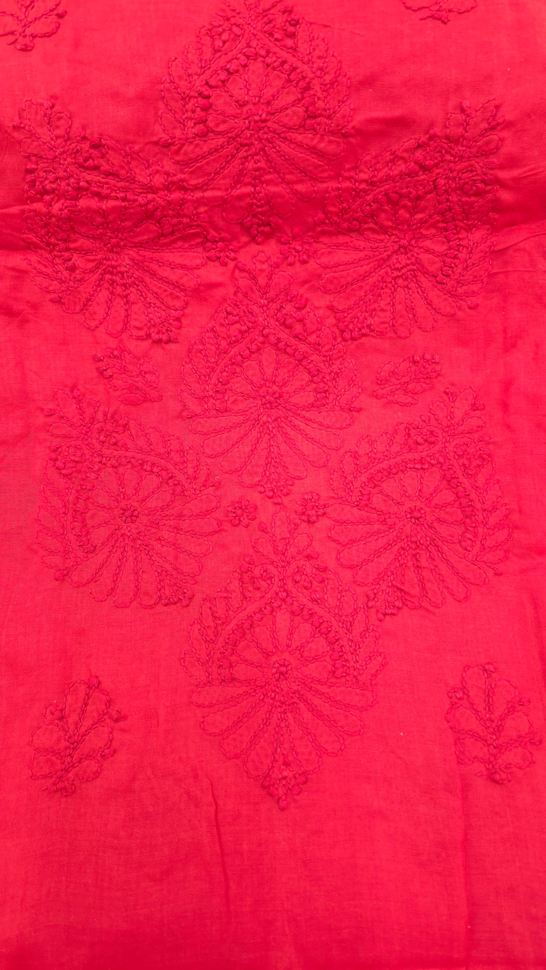Paridhan Chikan Premium Handcrafted Chikankari Cotton Suit Set | Unstitched Dress Material with Chiffon Dupatta | Made in Lucknow