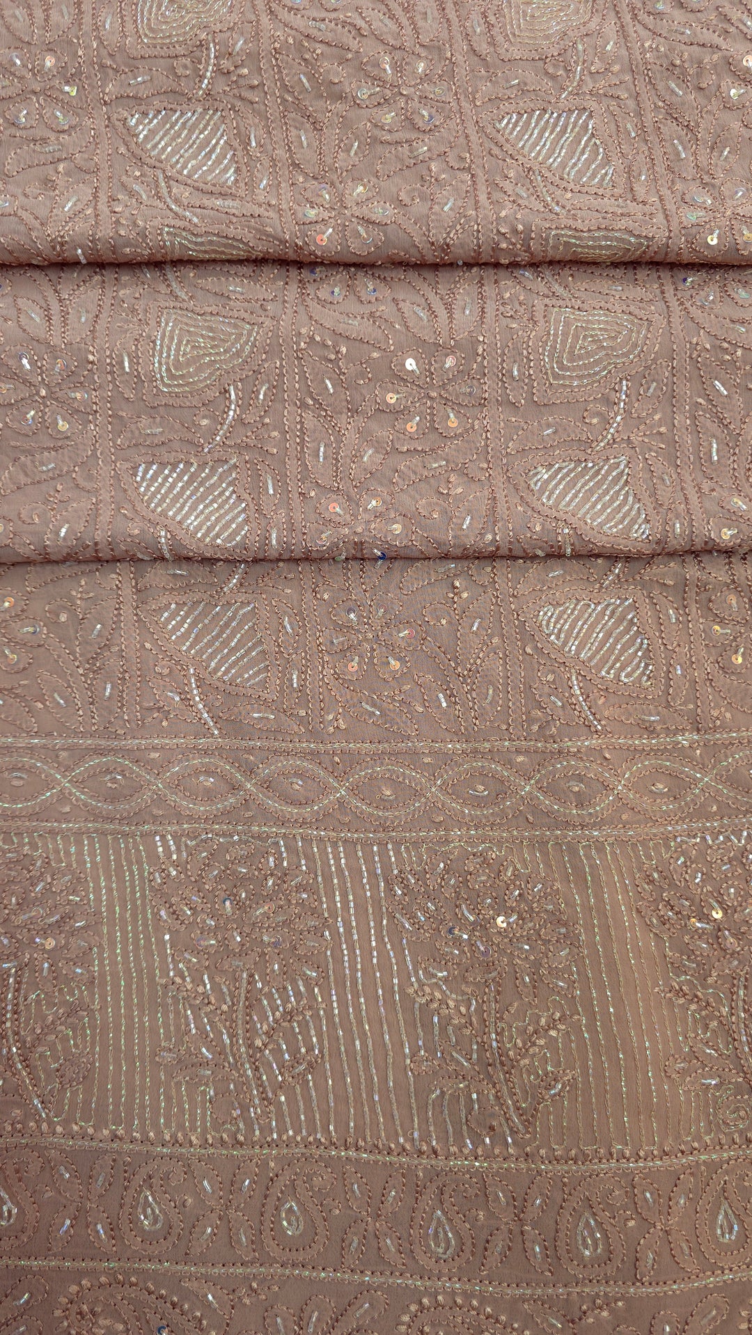 Pure Georgette Viscose Chikankari Dress Material | Paridhan