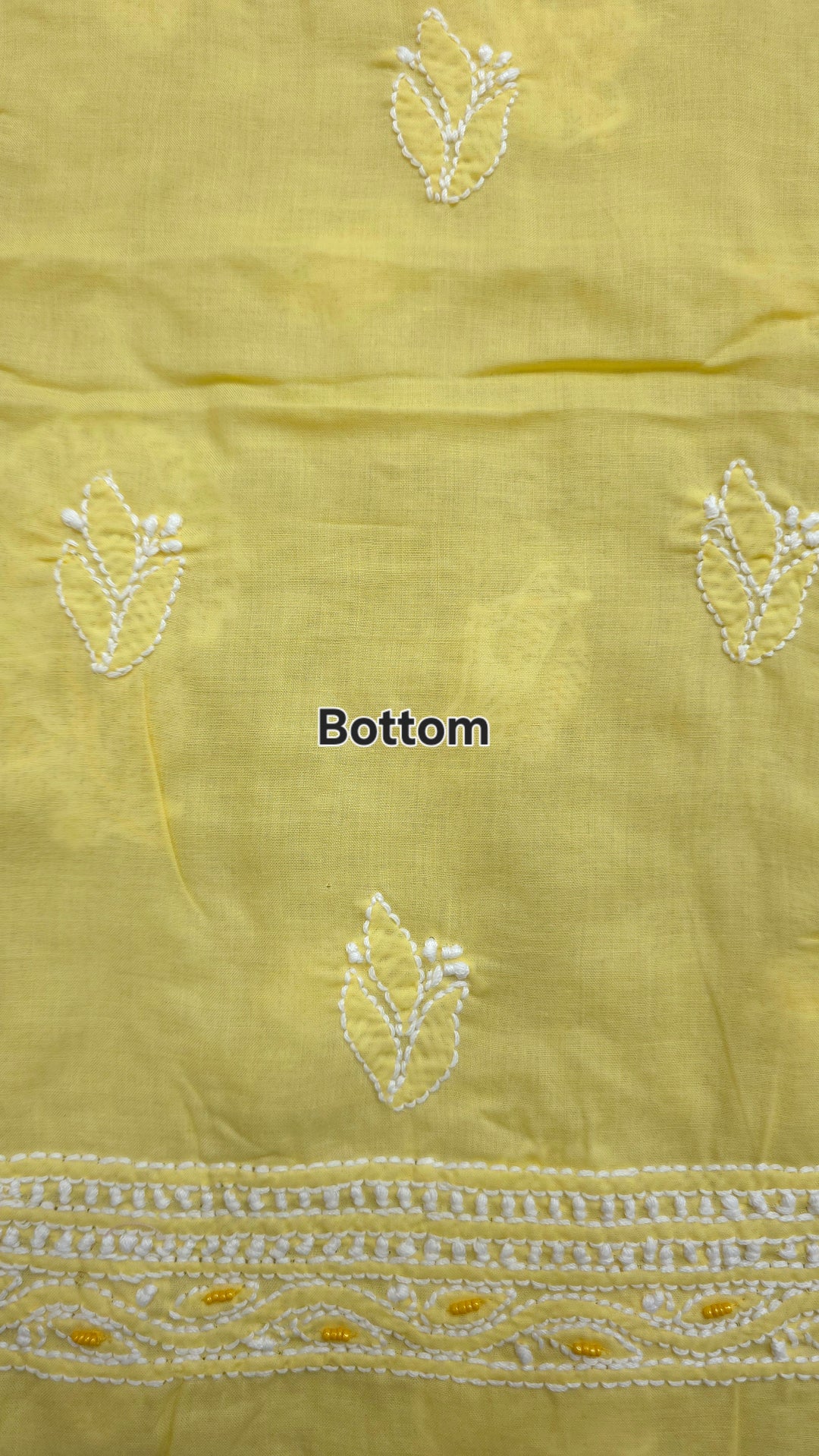 Pearl Chikankari Cotton Dress Material | Paridhan Chikan