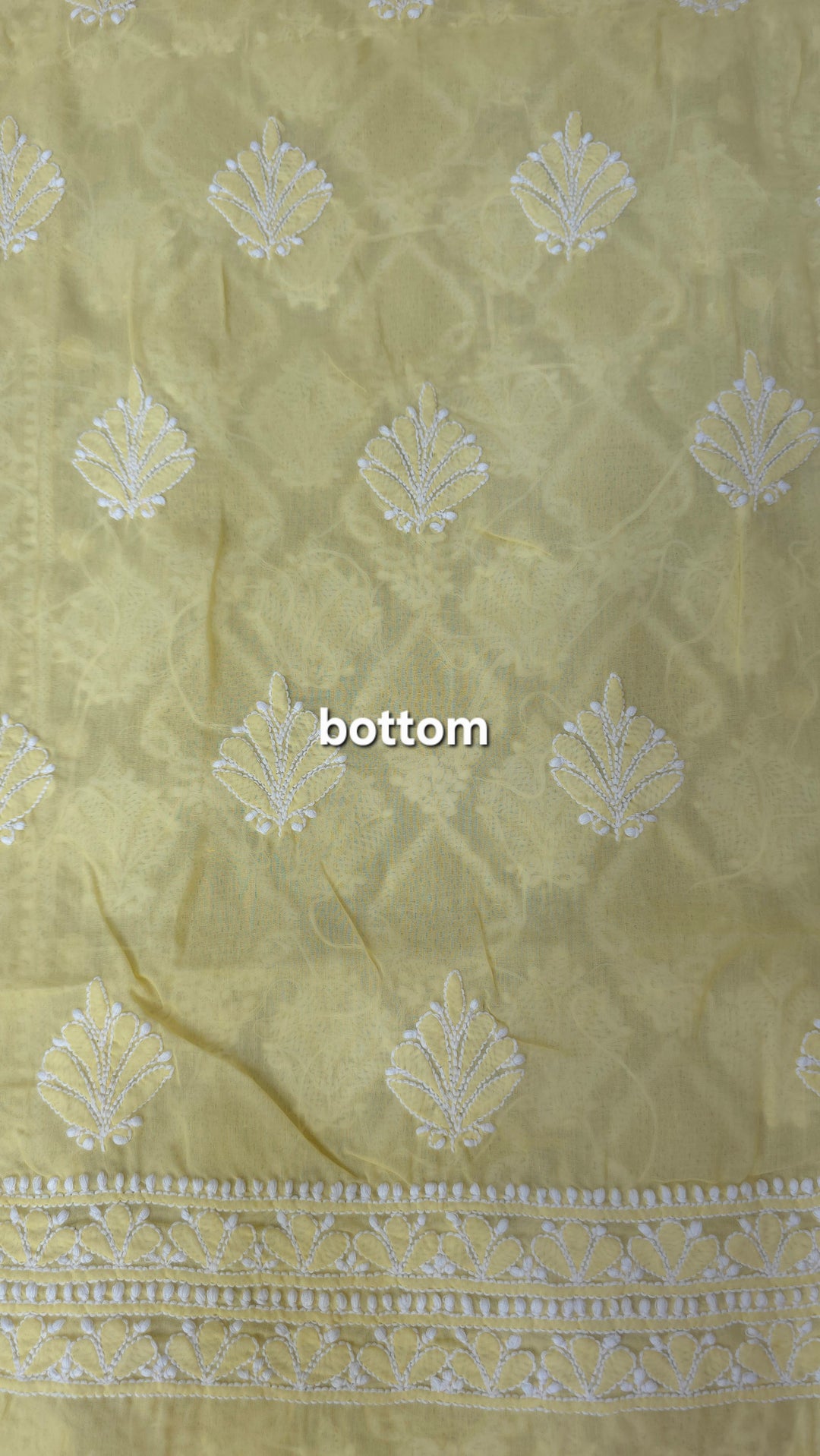 Tareef Lucknow Hand Jaali Chikankari Cotton Dress Material