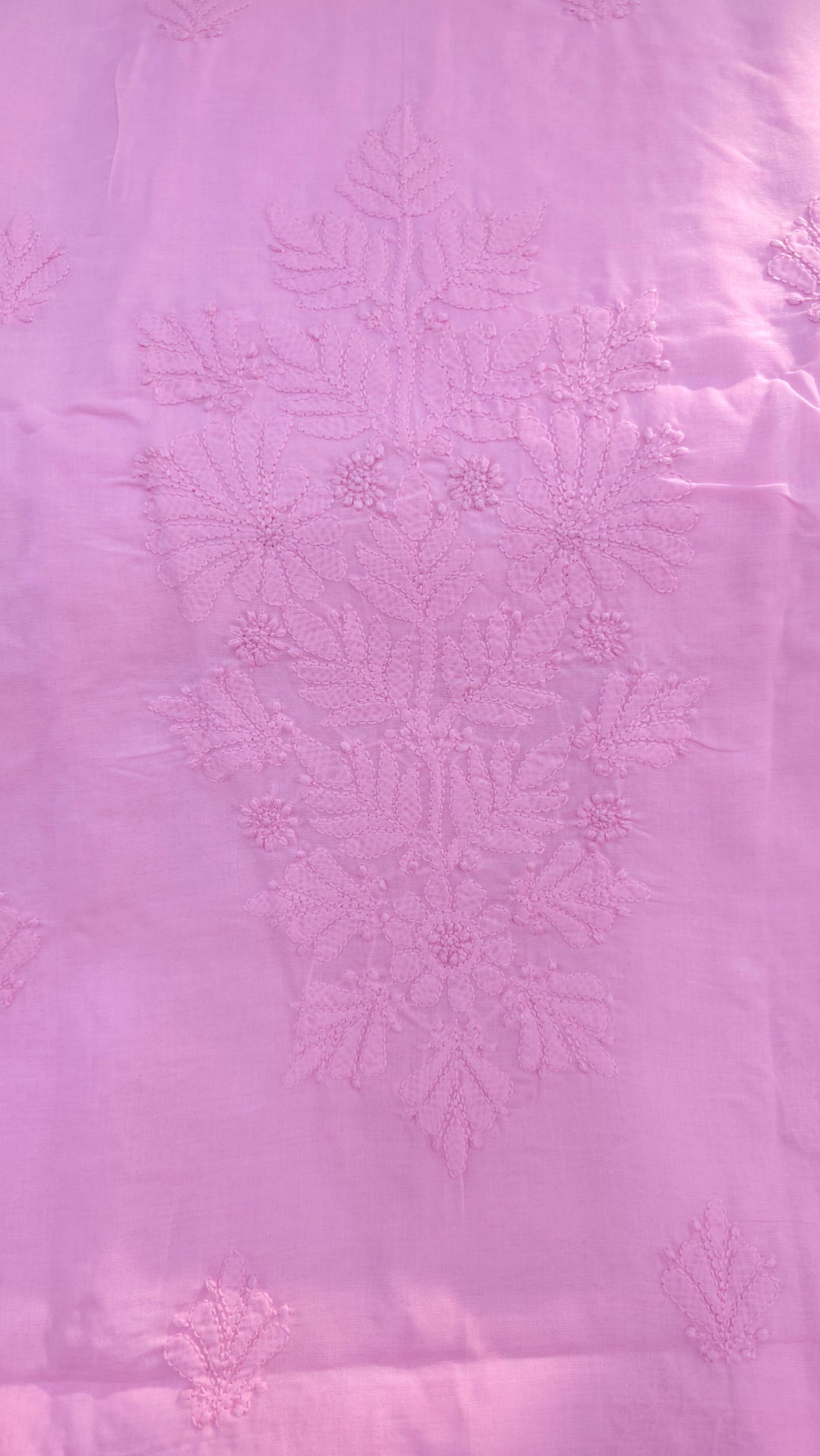 Paridhan Chikan Premium Handcrafted Chikankari Cotton Suit Set | Unstitched Dress Material with Chiffon Dupatta | Made in Lucknow