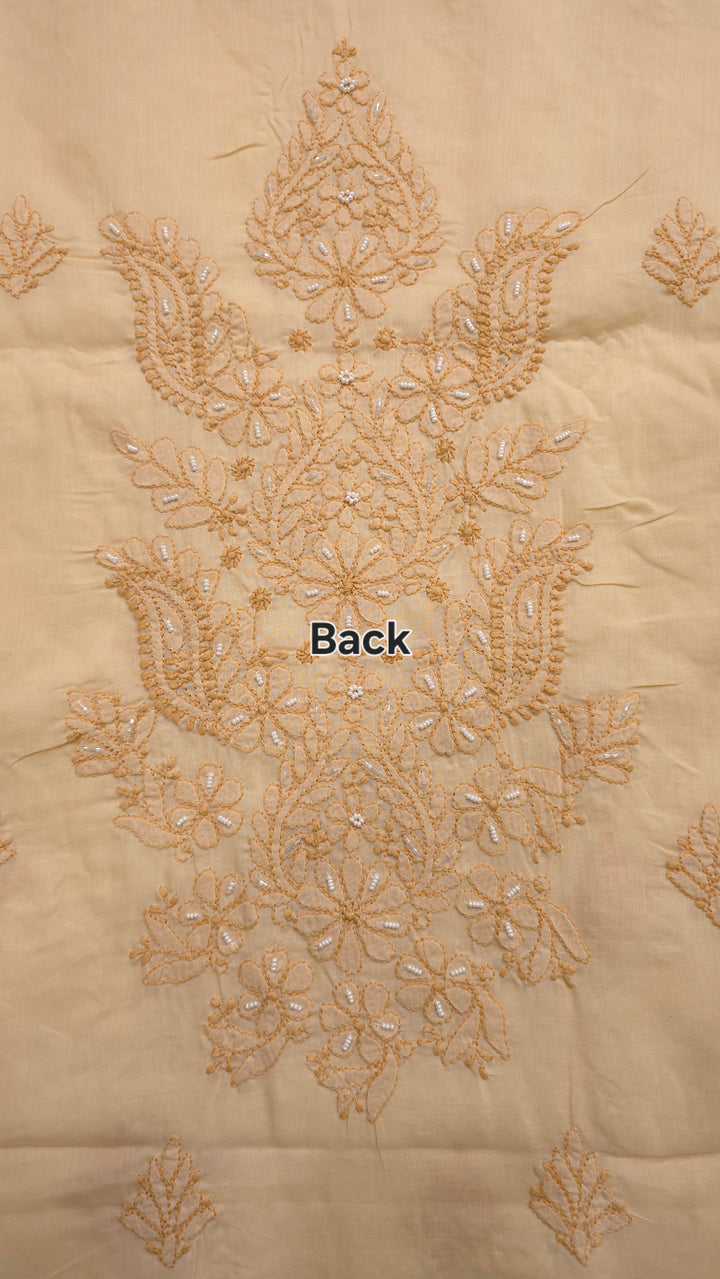 Pearl Chikankari Cotton Dress Material | Paridhan Chikan