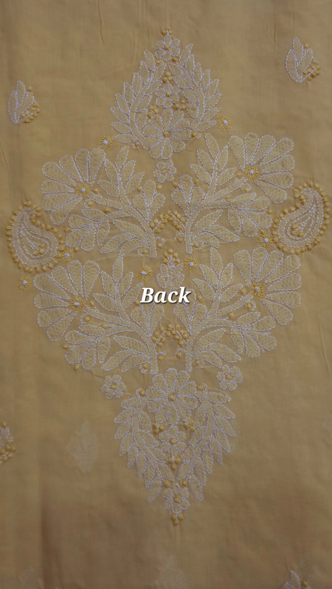 Darz Lucknowi Chikankari  Dress Material – Handmade Cotton Suit with Chiffon Dupatta