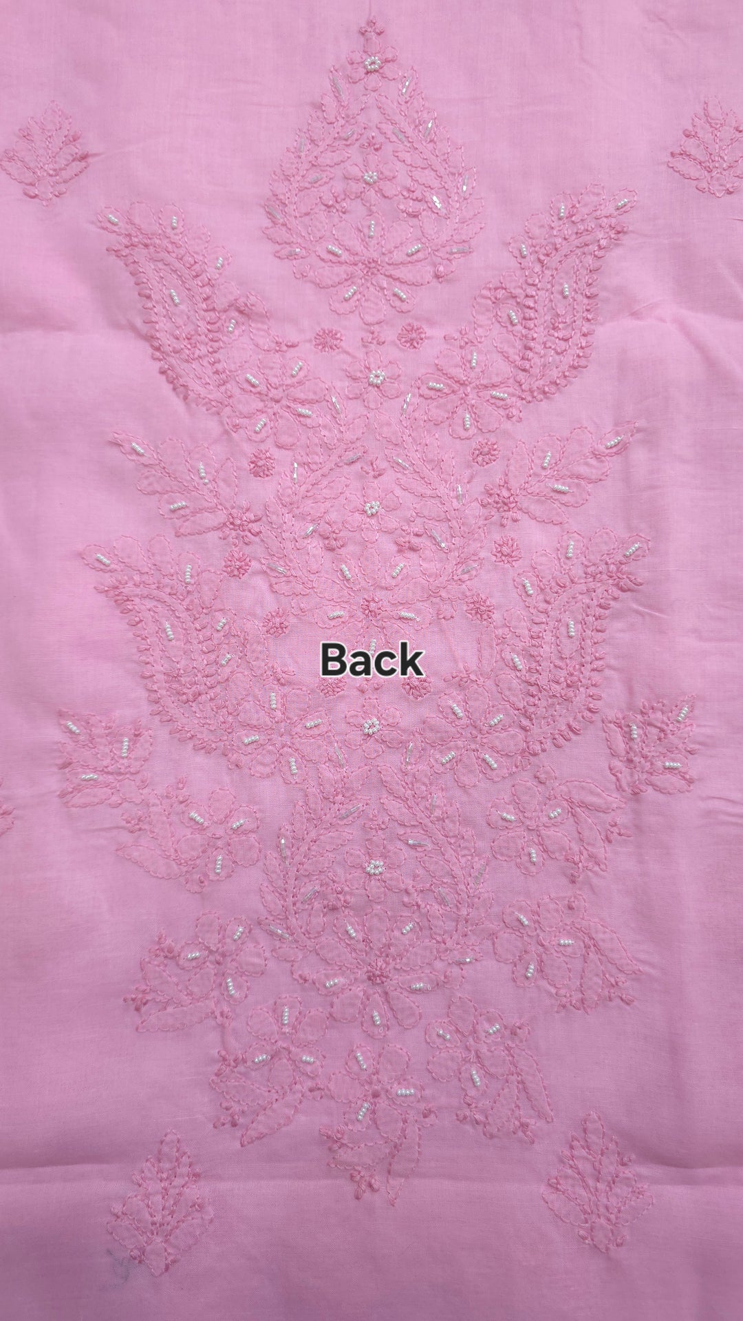 Pearl Chikankari Cotton Dress Material | Paridhan Chikan