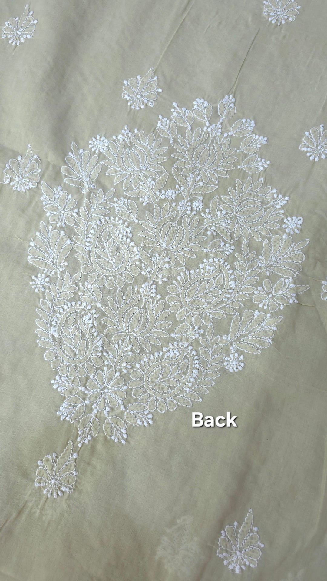 Sarahna Lucknow Hand Jaali Chikankari Cotton Dress Material