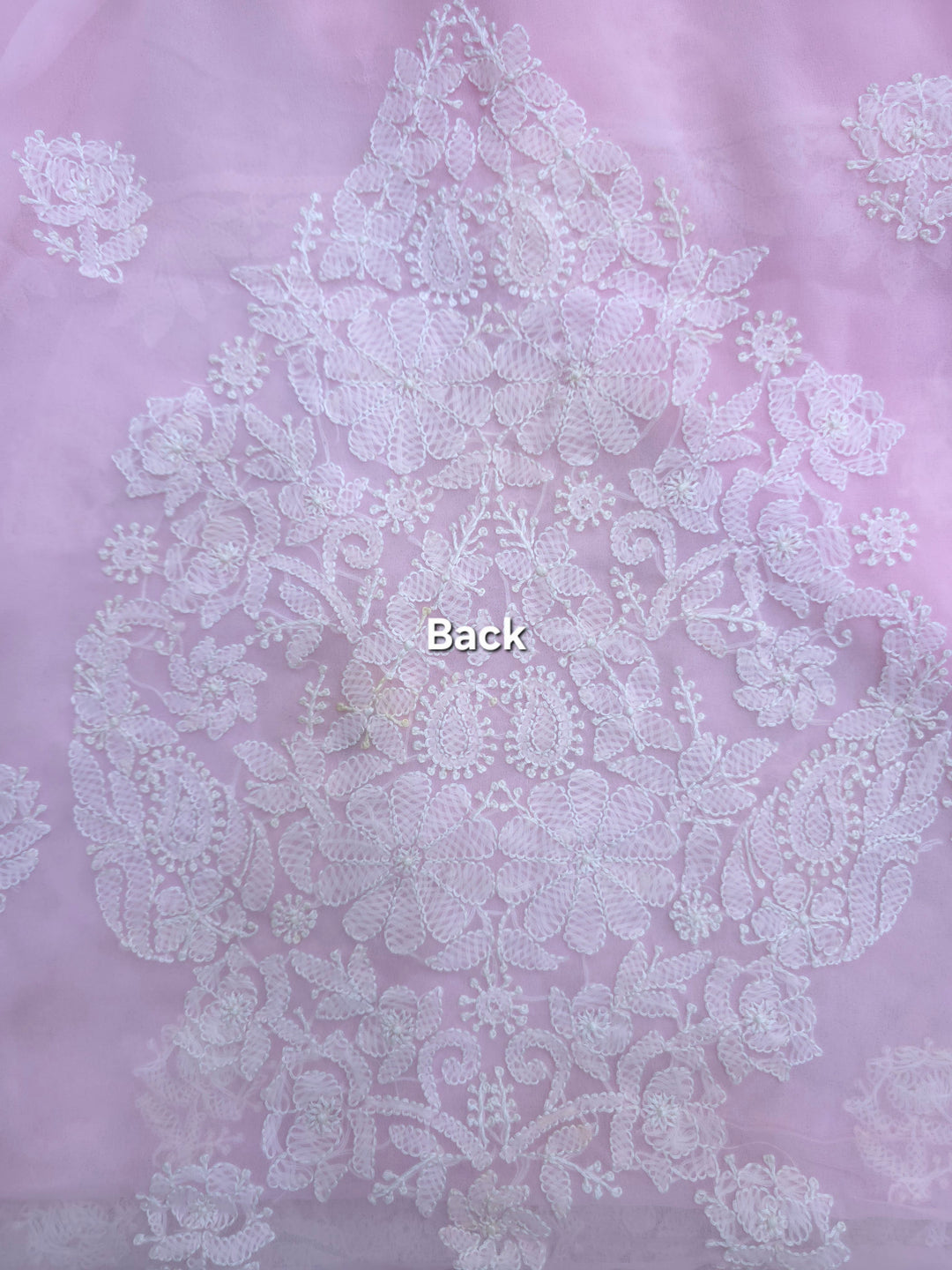 Lucknowi Georgette Chikankari Dress Material – Hand Embroidery Kurta, Bottom & Dupatta | Festive Queen Shades