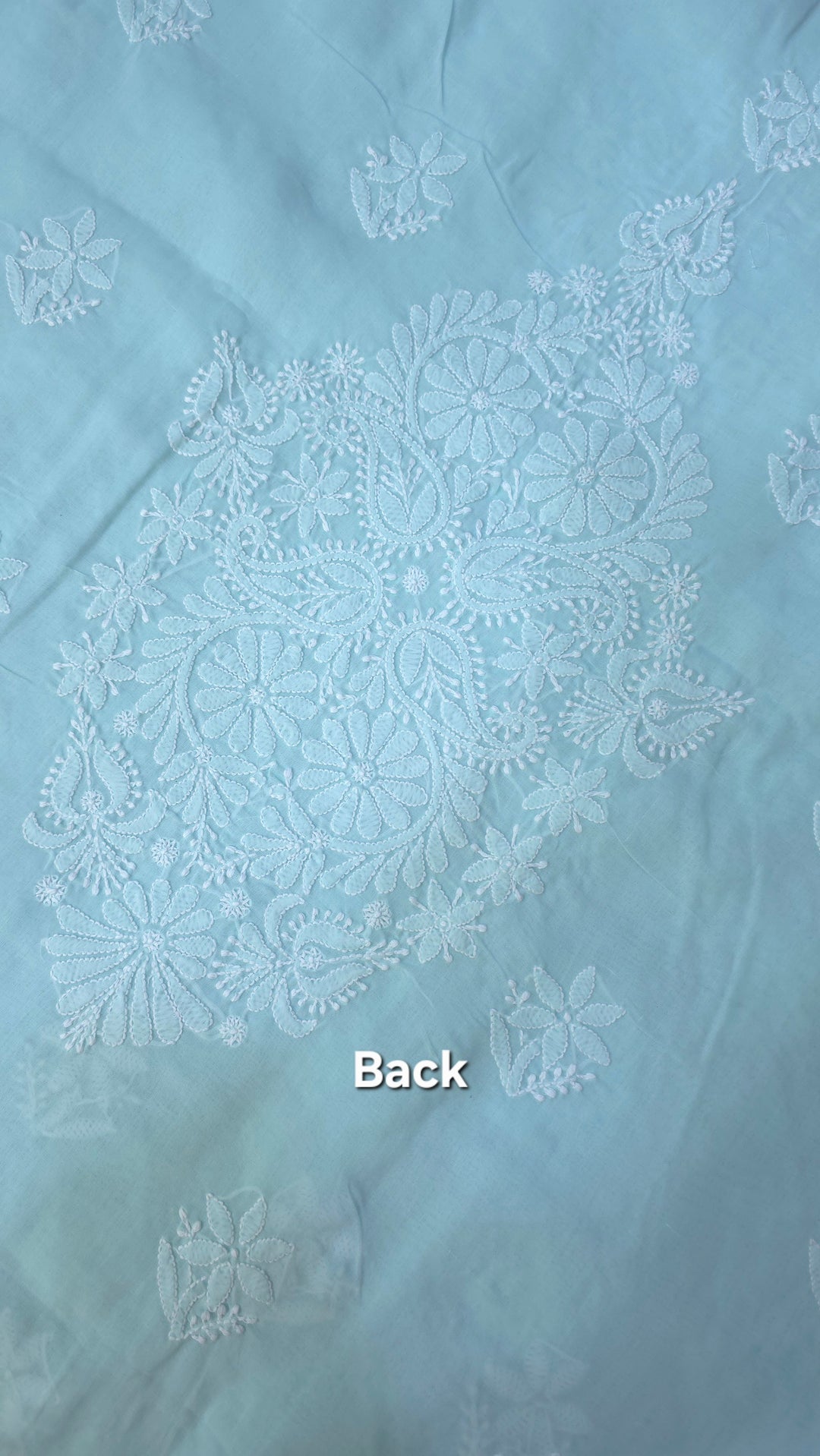 Nawazish Handmade Jaali Chikankari Cotton Dress Material with Chiffon Dupatta | Authentic Lucknow Hand Embroidery | Unstitched Suit Set