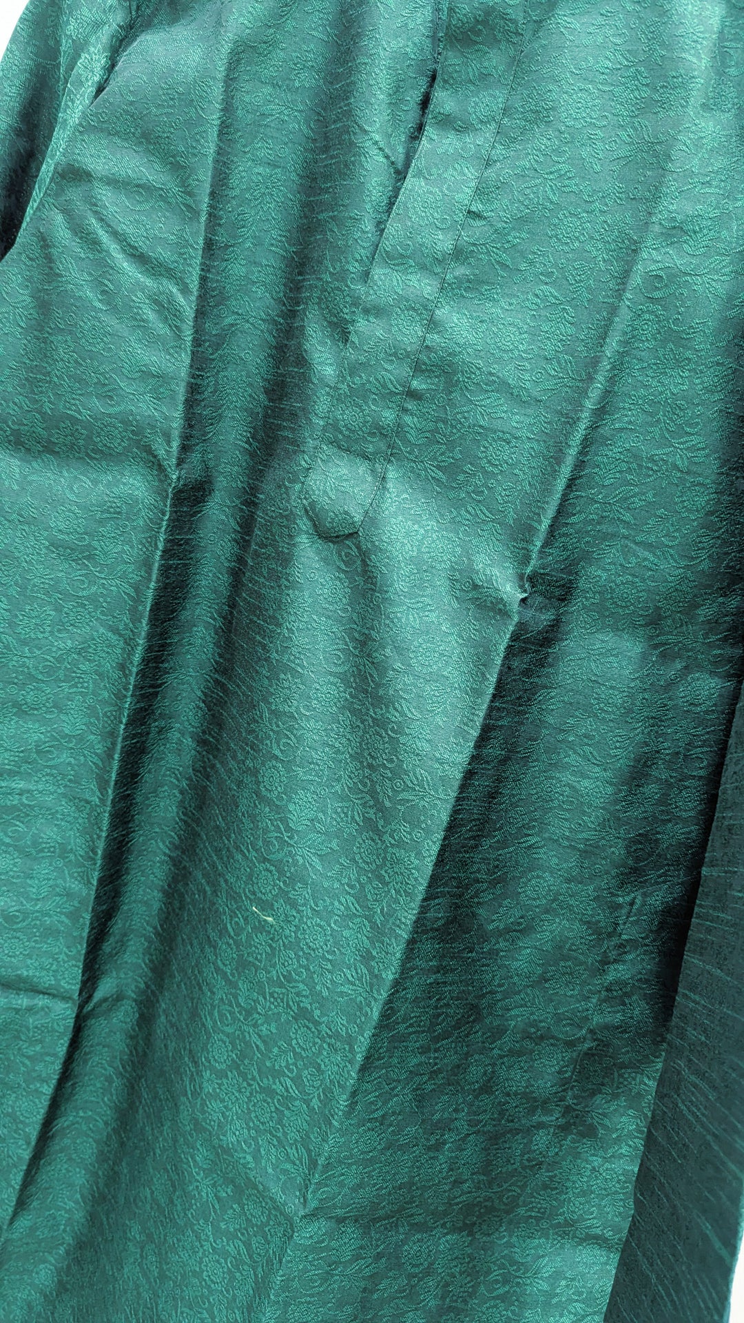 Banarsi jacquard silk kurta without chikankari