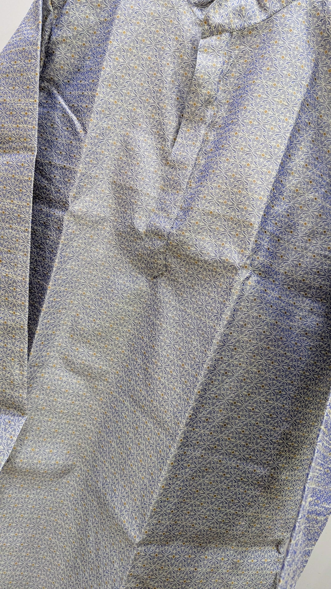 Banarsi jacquard silk kurta without chikankari