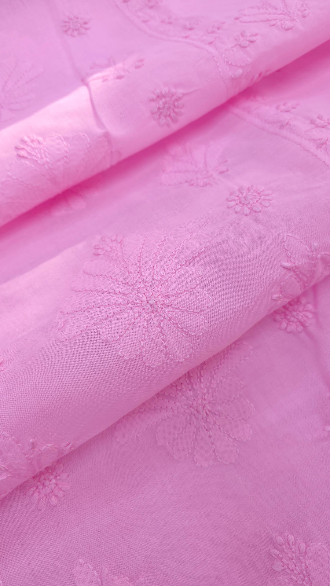 Paridhan Chikan Premium Handcrafted Chikankari Cotton Suit Set | Unstitched Dress Material with Chiffon Dupatta | Made in Lucknow