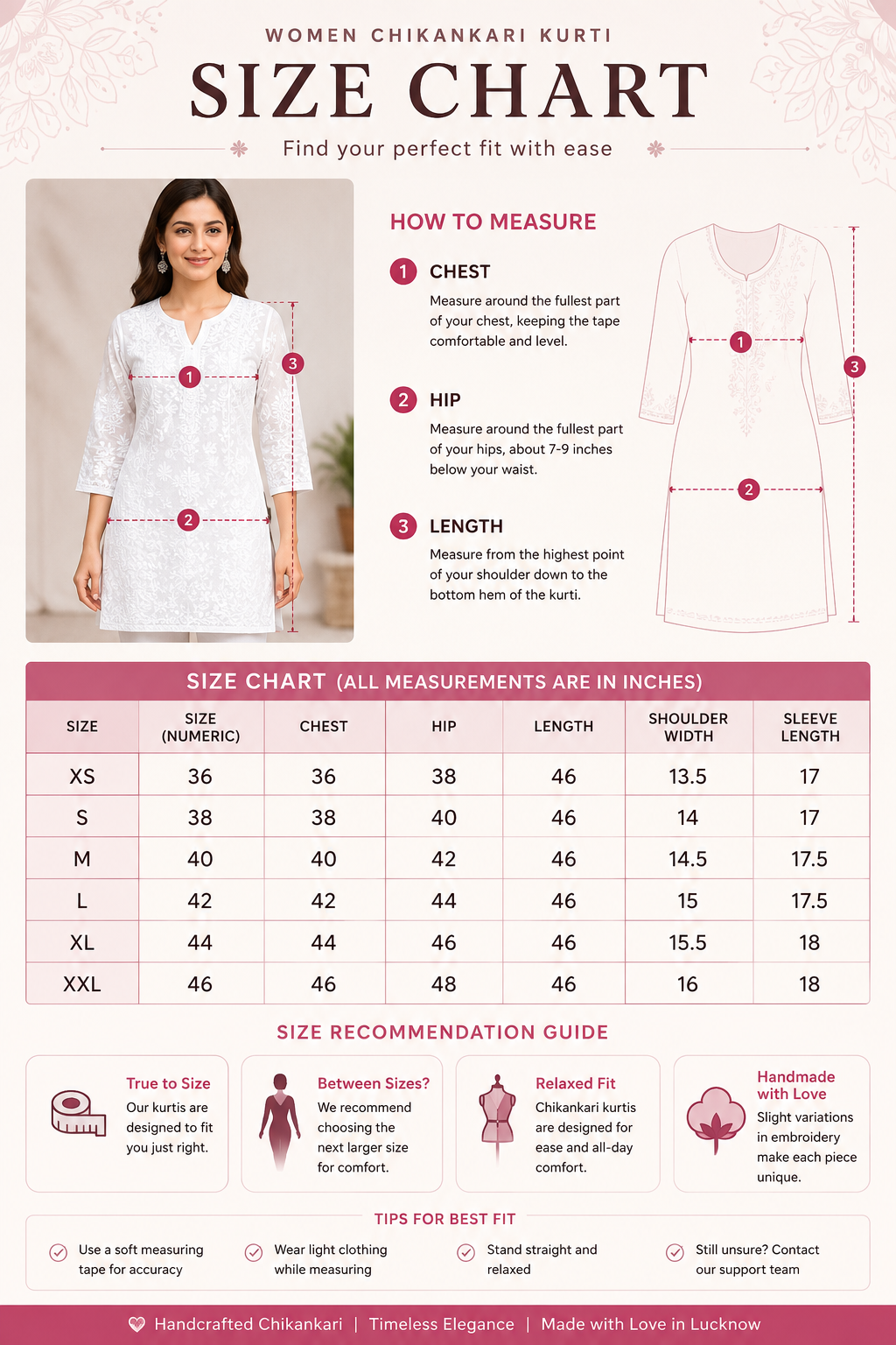Kiara Chikankari Chanderi Golden Zari Buti Kurti for Women | Soft Non-Transparent | Paridhan Chikan